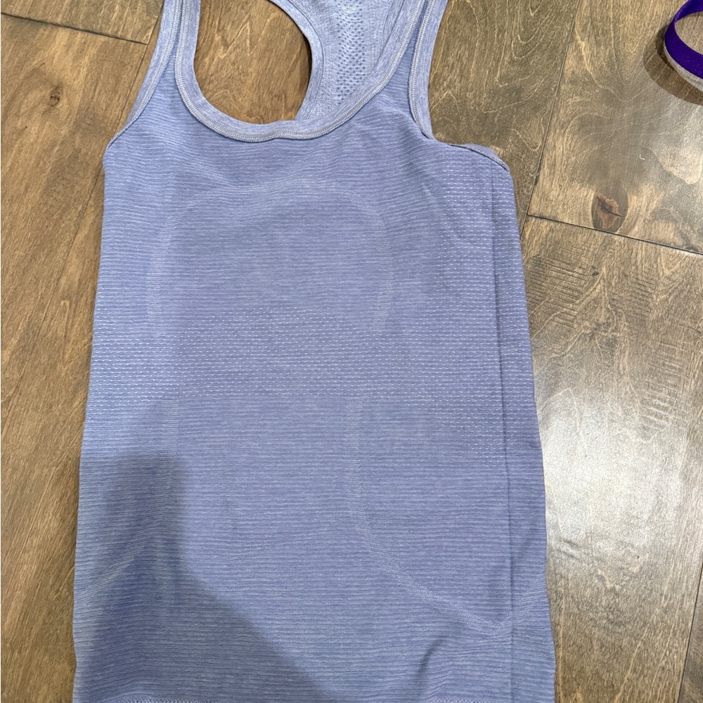 lululemon athletica Blue Tank Top